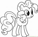 Pie Pinkie Coloring Pony Little Pages Color Coloringpages101 Friendship Magic Cartoon sketch template