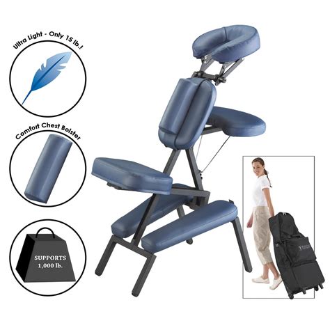 master massage professional portable massage chair package