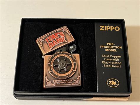 zippo zippo toms bank solid copper limited lighter catawiki