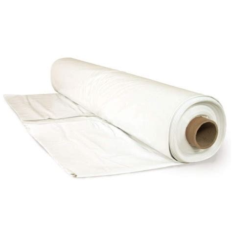 poly cover plastic sheeting  wide mil white construction plastic supply