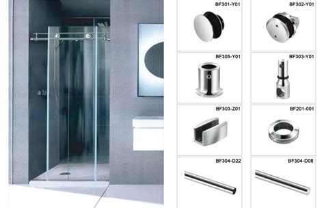 china customized sliding glass shower door hardware for decoration