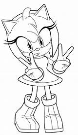 Sonic Coloring Pages Hedgehog Kids Amy Rose Drawing Pink Sheets Printable Colouring Female Characters Drawings Book Getdrawings Clay Pot Boys sketch template