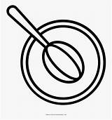 Mixing Bowl Coloring Line Clipart Clipartkey sketch template