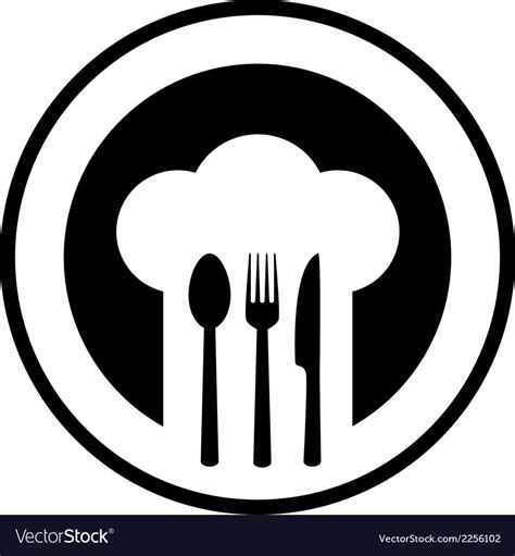 black restaurant sign royalty  vector image
