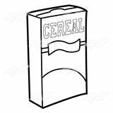 Cereal Box Clipart Abeka Clip sketch template
