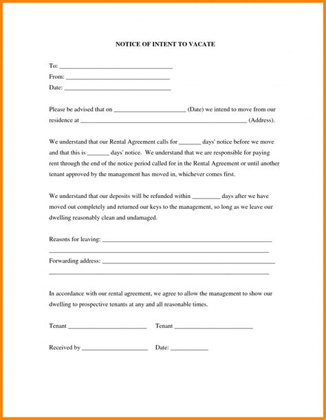 blank eviction notice printable