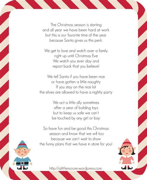 christmas poem   elfs   front    red  white