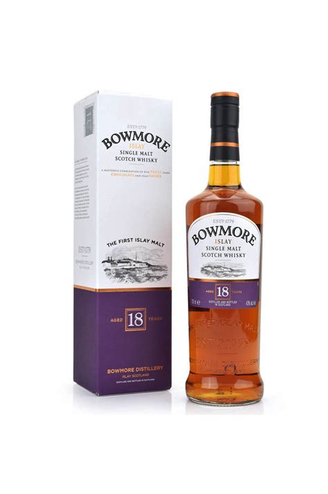 Bowmore 18 Year Old Single Malt Scotch Whisky 700ml 43 Abv My