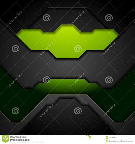 green black technology concept abstract background stock vector illustration  abstract