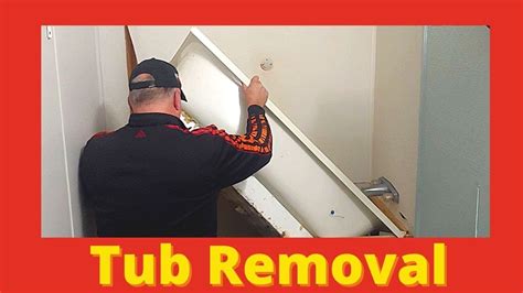 remove  mobile home bathtub youtube