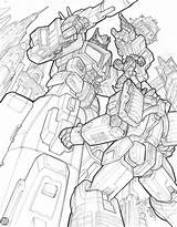 Galvatron Convoy Star Coloring Pages Rex Lines Vs Deviantart Template sketch template