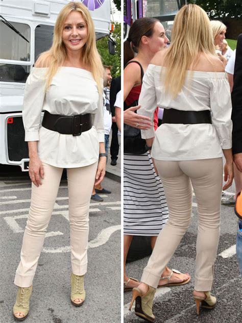 Carol Vorderman Flaunts Pert Posterior In Tight Trousers Celebrity