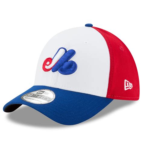 montreal expos cooperstown mlb team classic  tri color hat