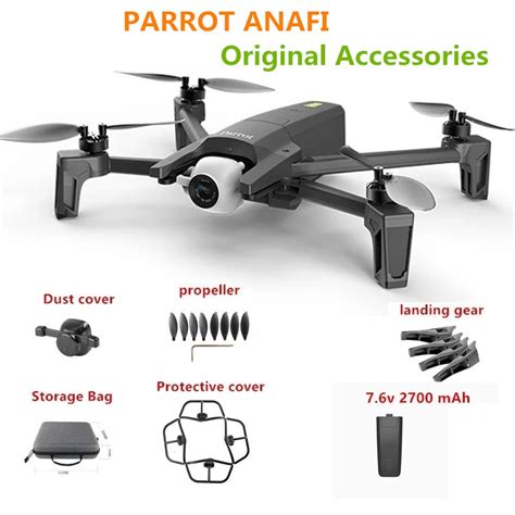 bateria de drone anafi  mahhelice folha de bordo papagaio pecas de reposicaopecas