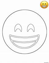 Smiley Grinning Smile Coloriages Jecolorie Beau Meilleur Benjaminpech sketch template