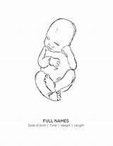 Baby Newborn Drawing Birth Paintingvalley Drawings sketch template