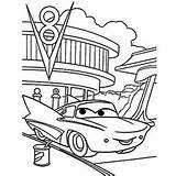 Cars Coloring Pages Movie Gas Disney Station 1950s Printable Hornet Flo Color Little Top Getcolorings Getdrawings Fillmore Ones Funny Colorings sketch template