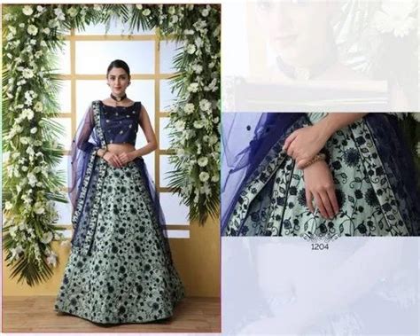 Nivah Fashion Flower Pattern Indian Lehenga Choli For Wedding Nh Kh4