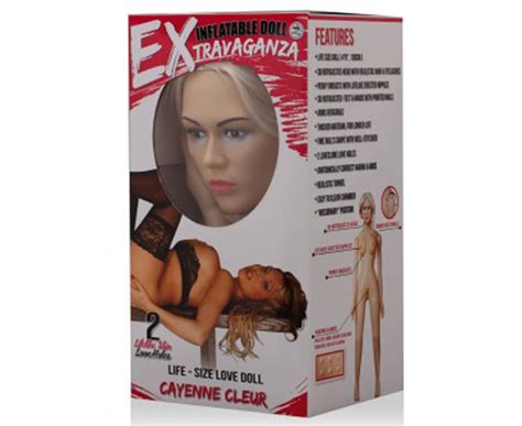 Extravaganza Inflatable Life Sized Doll Cayenne Cleur Au