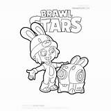 Brawl Bunny Proud sketch template