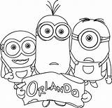 Coloring Pages Minion Birthday Getcolorings Printable sketch template