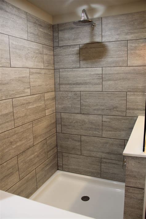 bathroom   shower  tiled walls