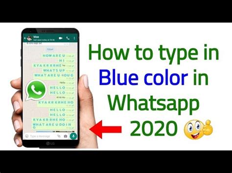 type  blue color  whatsapp   blue color text whatsapp youtube