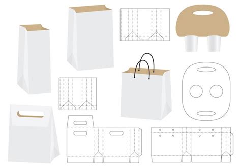shopping bag template paper bag bag svg bag  bag etsy