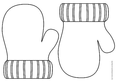 unique printable mitten coloring page mittens  snowman christmas