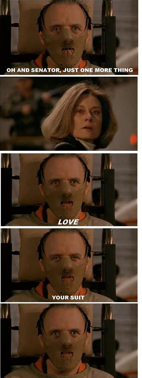 Love This Part So Funny Yet Terrifying Silence Of The Lambs Is