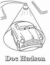 Doc Hudson Coloring Pages Cars Disney Print Cartoons Adult Jake Zurg Pirates Buzz Land Never Pixar Sheets Craft sketch template