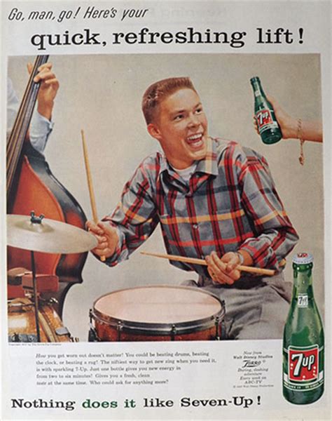 soda ad drummer vintage beverage ads