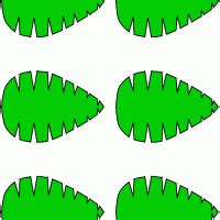 palm tree leaves template clipart  clipart