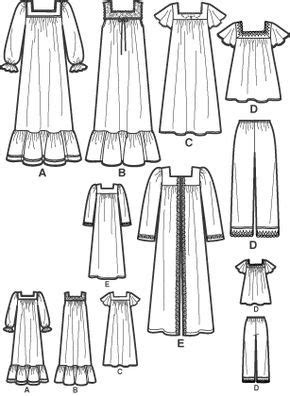 simplicity   simplicity patterns   misses nightgown sewing