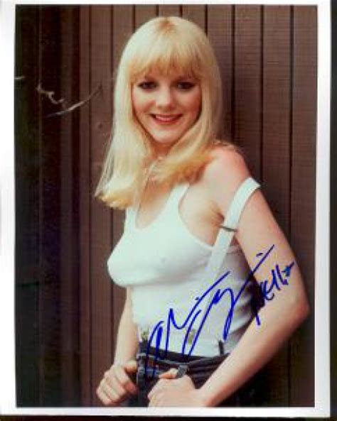 Alison Arngrim Sexy In White Tank Top Color Signed 8x10