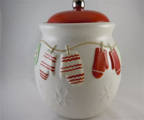 Hallmark Cookie Jar Christmas Decorations Mittens Home