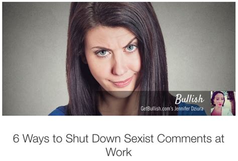 bullish on the muse 6 ways to shut down sexist comments
