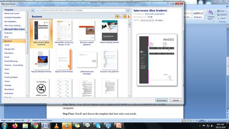 microsoft word templates quick guide