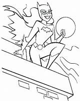 Coloring Pages Dc Batgirl Superhero Girl Super Girls Hero Bat Female Superheros Superheroes Color Printable Clipart Building Top Colouring Kids sketch template