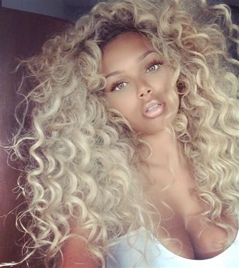 blonde curly hair hair colar and cut style