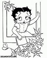 Betty Boop Janela Adolescente Tudodesenhos Coloringhome sketch template