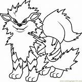 Arcanine Colorir Growlithe Pokémon Imprimir Coloringpages101 Mega Getdrawings Moon sketch template