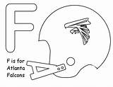 Falcons Atlanta Coloring Pages Football Sketchite Via sketch template