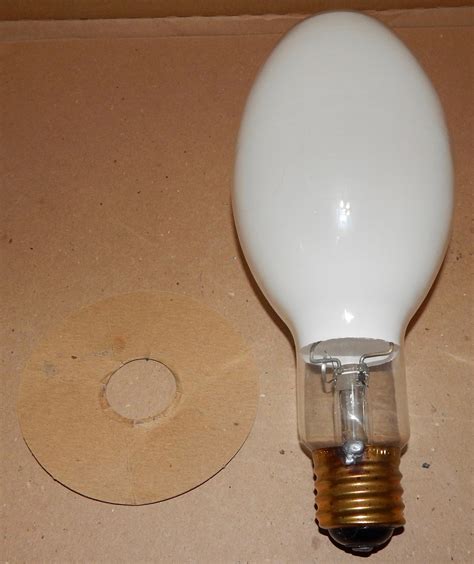 mercury vapor  lamp  watt hgl norelco bulb base mog deluxe white  lighting ballasts