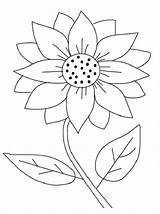 Sunflower Coloring Simple Pages Color Drawing Outline Sunflowers Clip Printable Kids Clipart Sheets Easy Templates Print Template Fun Pattern Sheet sketch template