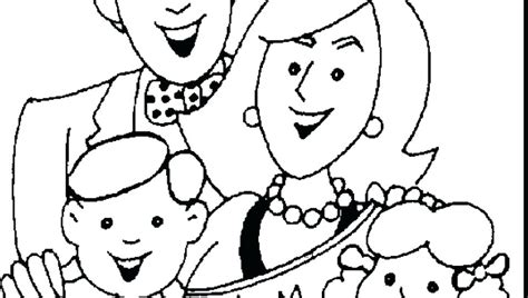family coloring pages learny kids