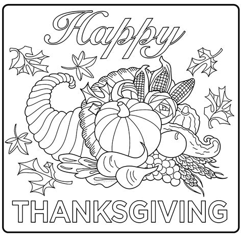 thanksgiving coloring pages kids home family style  art