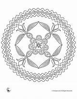 Coloring Mandala Pages Folk Flowers Summer Mexican Mandalas Woojr Adult άρθρο από Comments Kids sketch template