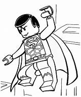Superman Lego Coloring4free sketch template