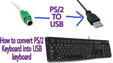 convert ps keyboard  usb keyboard youtube